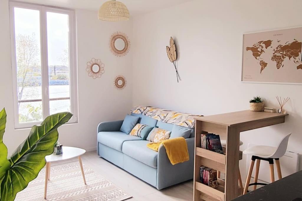 Studio Cosy Avec Vue Sur La Seine Conflans-Sainte-Honorine Extérieur photo